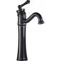 REA-B0227 - Slavina za umivaonik VINTAGE OLD RETRO 31 cm crna