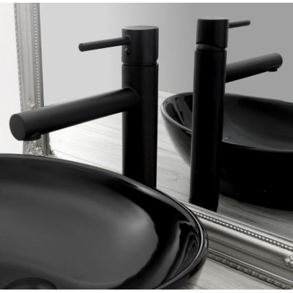 REA-B0229 - Slavina za umivaonik TESS 31,5 cm crna