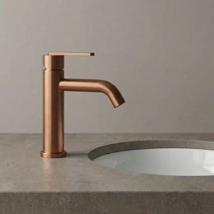 REA-B0970 - Miješalica za umivaonik ONTARIO 17,5 cm brušeni bakar