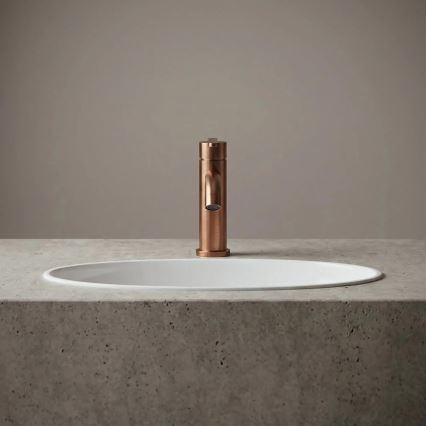 REA-B0970 - Miješalica za umivaonik ONTARIO 17,5 cm brušeni bakar