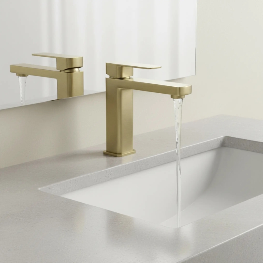 REA-B0976 - Miješalica za umivaonik ARLO 17 cm, brušeno zlato