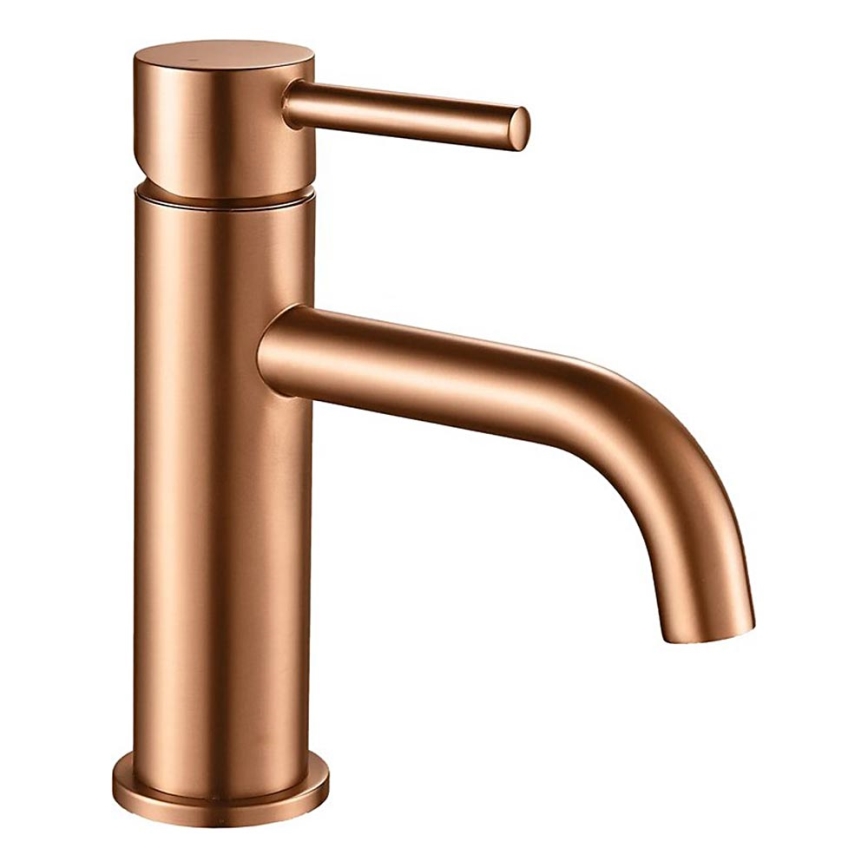 REA-B1112 - Slavina za umivaonik LUNGO 16,5 cm, brušeni bakar