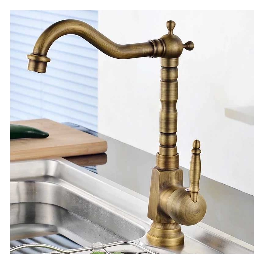 REA-B2150 - Slavina za umivaonik BONA 28,5 cm, brušeno zlato
