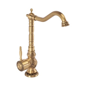 REA-B2500 - Miješalica za umivaonik VENICE RETRO 32 cm brušeno zlato