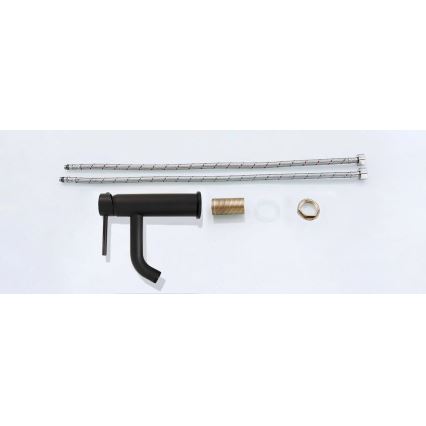 REA-B4102 - Slavina za umivaonik LUNGO 16,5 cm crna