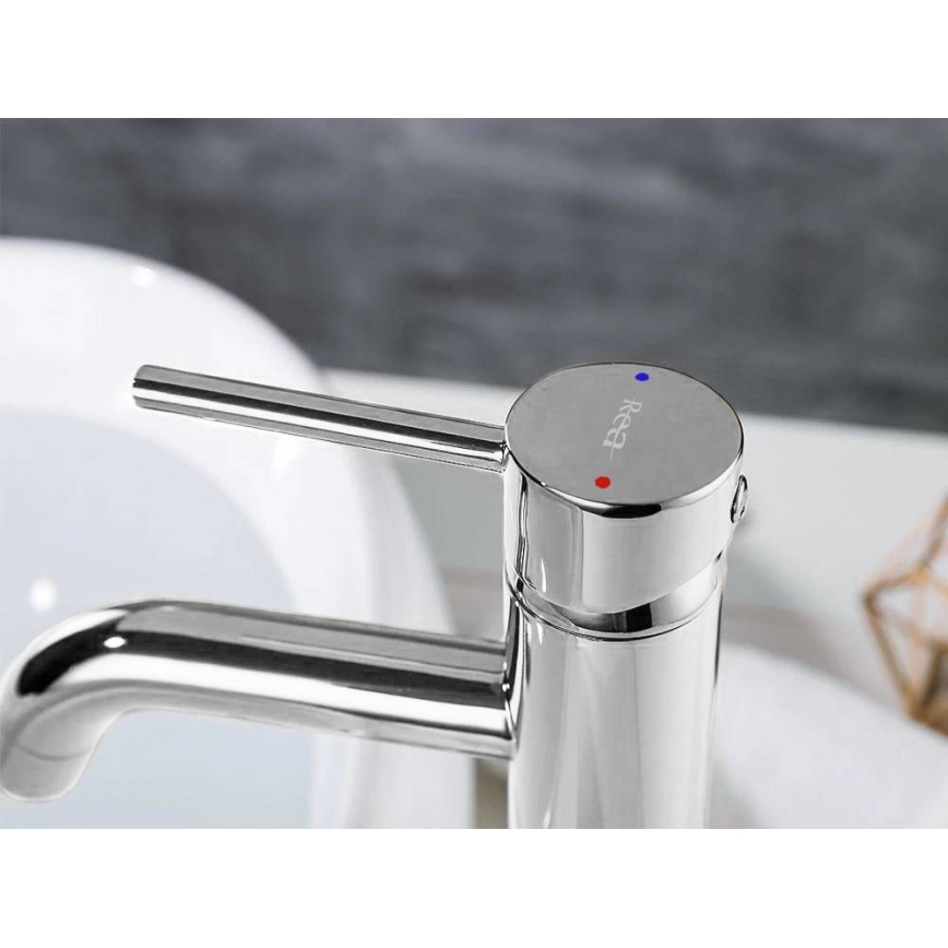 REA-B4104 - Baterija za umivaonik LUNGO 28 cm, polirani krom