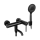 REA-B4240 - Set za kadu CLIF, mat crni