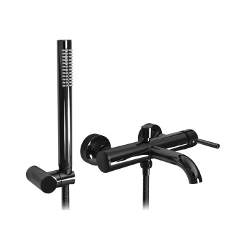 REA-B4422 - Set za kadu LUNGO, sjajna crna