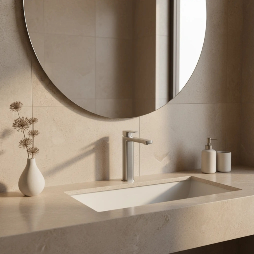 REA-B4588 - Slavina za umivaonik ARLO 30 cm nikl