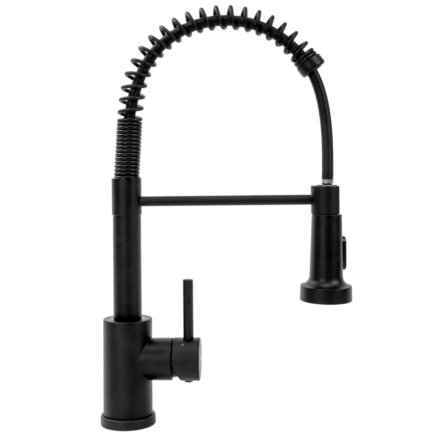 REA-B4820 - Kuhinjska miješalica s izvlačivim tušem COLIN 42,5 cm crna