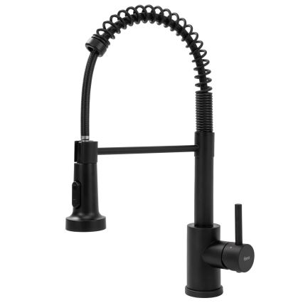 REA-B4820 - Kuhinjska miješalica s izvlačivim tušem COLIN 42,5 cm crna