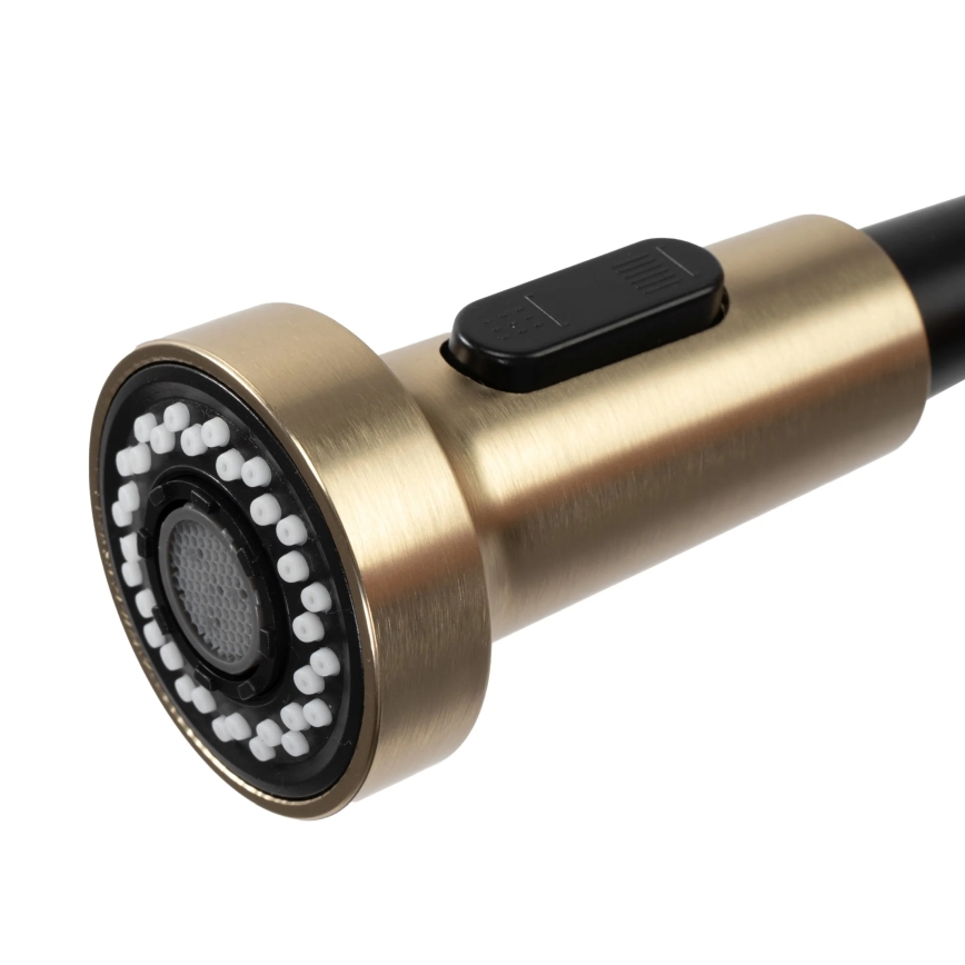 REA-B4821 - Kuhinjska miješalica s izvlačivom ručnom prskalicom COLIN 42,5 cm brušeno zlato