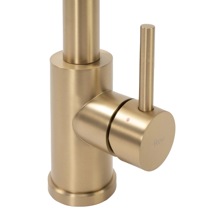 REA-B4821 - Kuhinjska miješalica s izvlačivom ručnom prskalicom COLIN 42,5 cm brušeno zlato