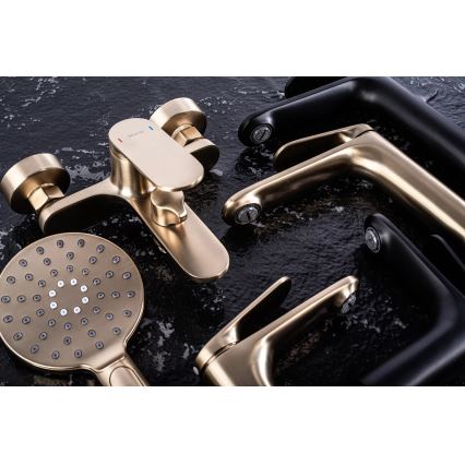 REA-B4895 - Slavina za umivaonik MARCO 27,5 cm brušeno zlato