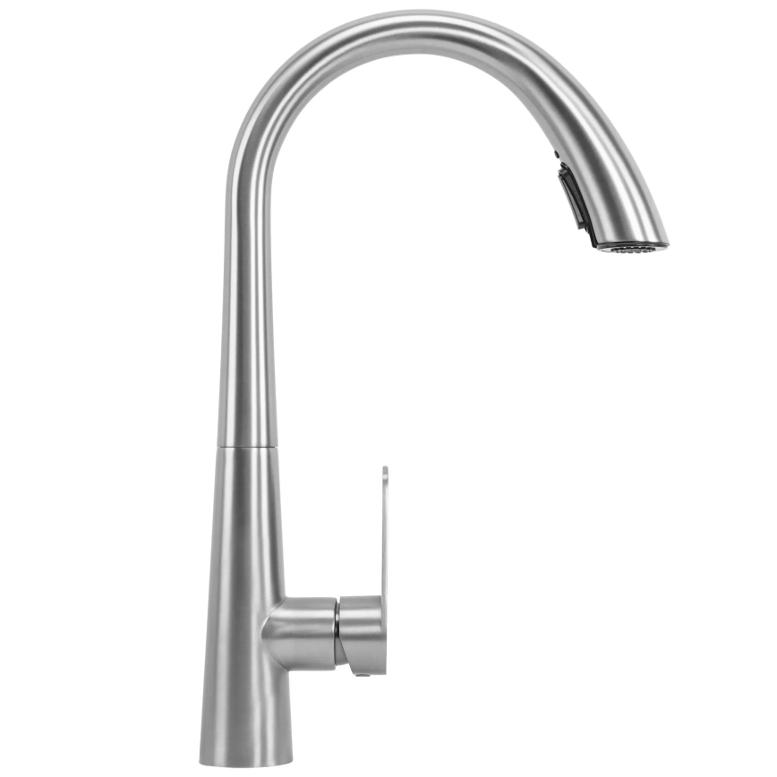 REA-B5314 - Kuhinjska miješalica za sudoper s izvlačivom prskalicom ROSS 43 cm nikl