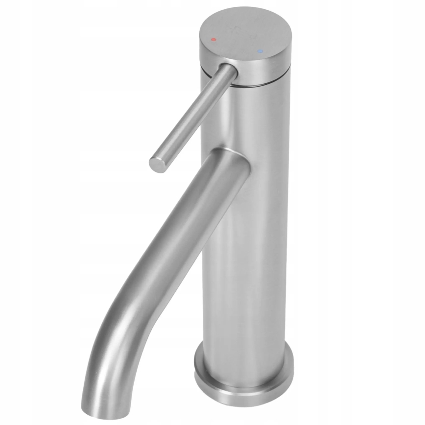 REA-B5324 - Miješalica za umivaonik CLIF 20,5 cm, brušeni čelik