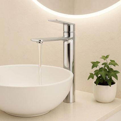 REA-B6203 - Slavina za umivaonik STORM 29,5 cm, sjajni krom