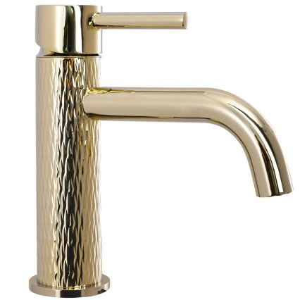 REA-B6322 - Baterija za umivaonik LUNGO ART 16,5 cm zlatna