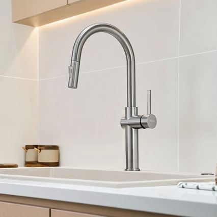 REA-B6330 - Kuhinjska miješalica s izvlačivim tušem FRESH 45 cm nikl