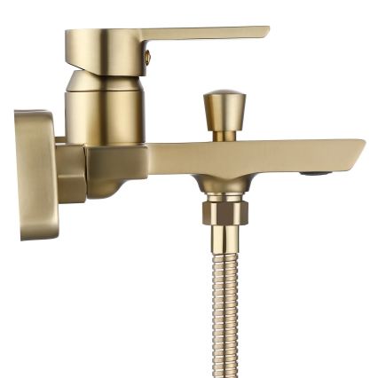 REA-B6414 - Set za kadu s baterijom ARGUS brušeno zlato