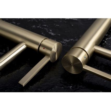 REA-B6444 - Slavina za umivaonik FOSTER 18,2 cm zlatna