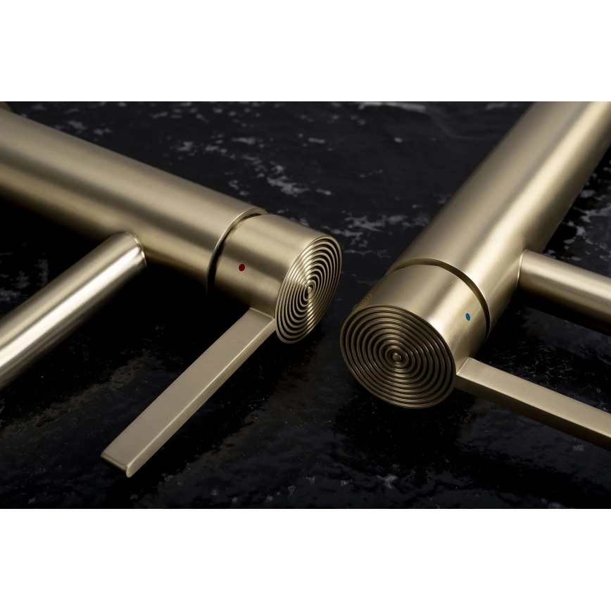 REA-B6444 - Slavina za umivaonik FOSTER 18,2 cm zlatna