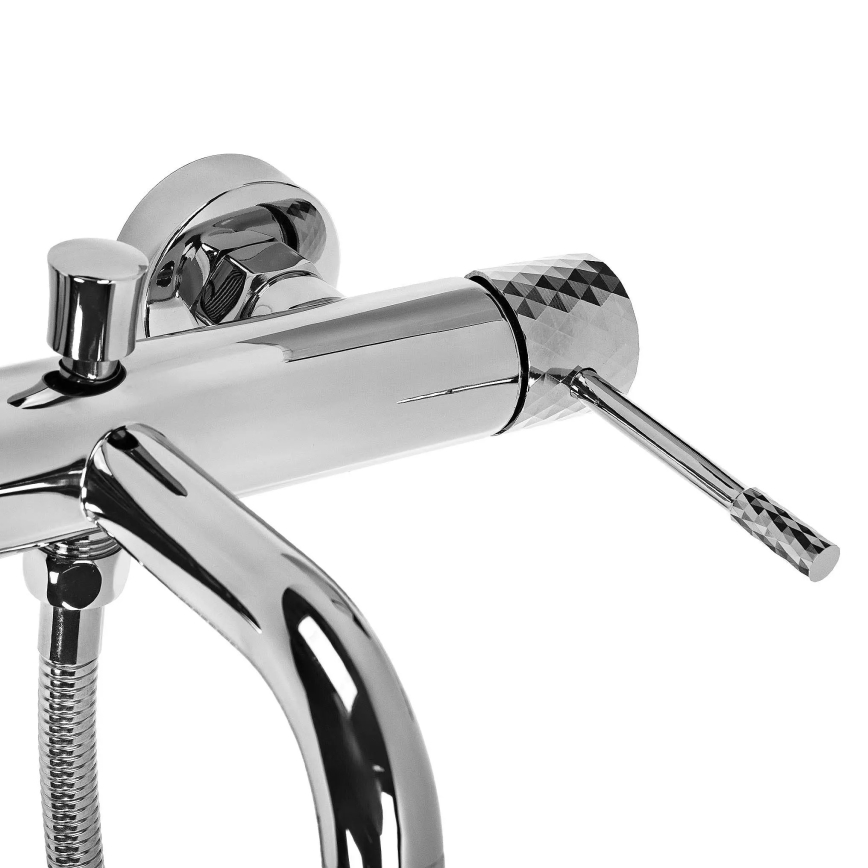 REA-B6447 - Set za kadu LUNGO DIAMOND u sjajnom kromu