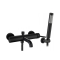 REA-B6634 - Set za kadu LUNGO mat crne boje