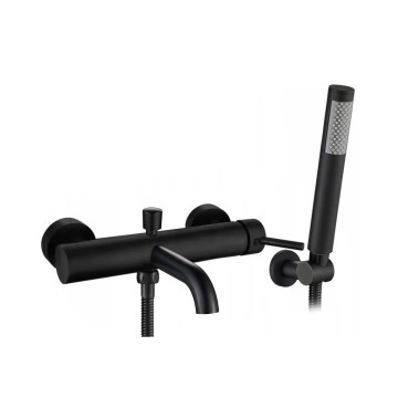 REA-B6634 - Set za kadu LUNGO mat crne boje
