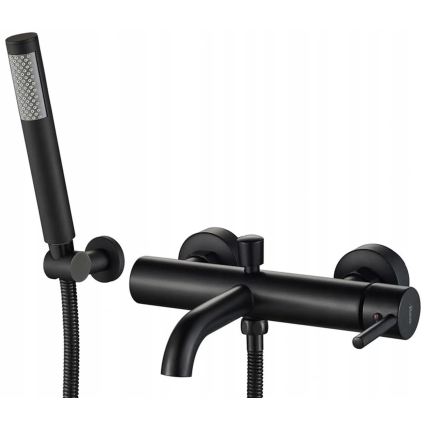 REA-B6634 - Set za kadu LUNGO mat crne boje