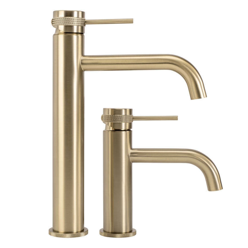 REA-B6950 - Baterija za umivaonik LUNGO 16,5 cm, brušeno zlato