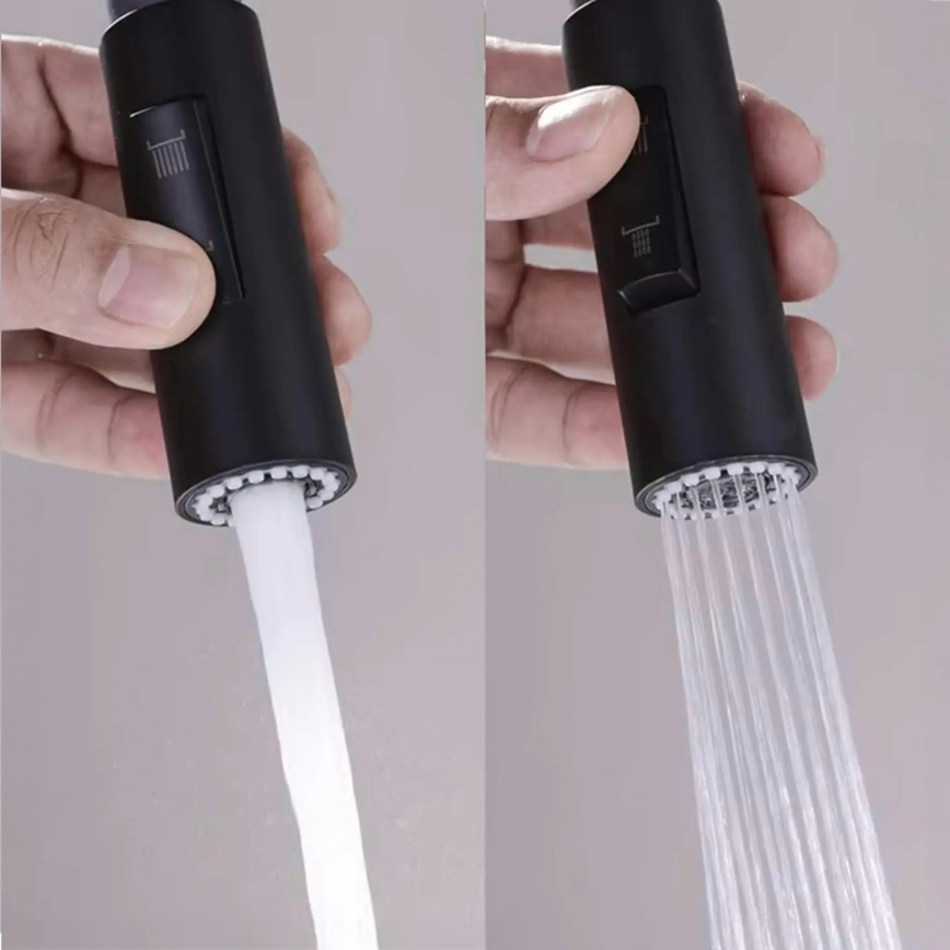 REA-B7564 - Kuhinjska slavina za sudoper s izvlačivom prskalicom i ECO FRESH filtracijom 37,5 cm mat crna