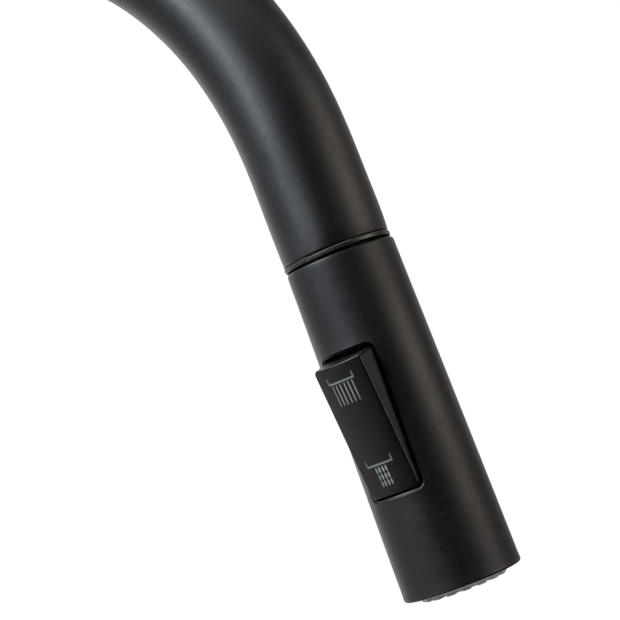 REA-B7564 - Kuhinjska slavina za sudoper s izvlačivom prskalicom i ECO FRESH filtracijom 37,5 cm mat crna