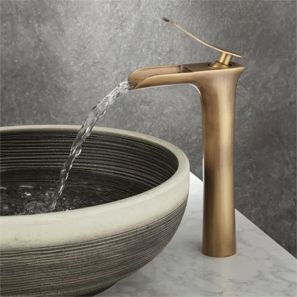 REA-B8120 - Miješalica za umivaonik LAGUNA 30 cm, brušeno zlato