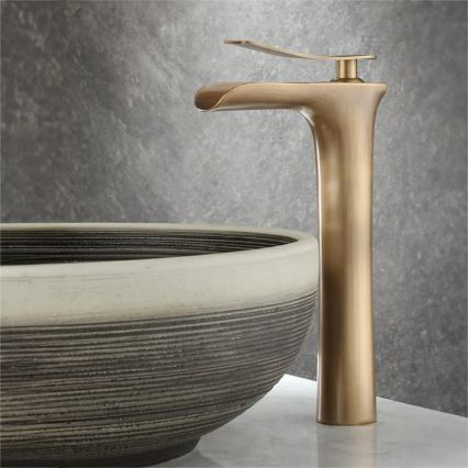 REA-B8120 - Miješalica za umivaonik LAGUNA 30 cm, brušeno zlato