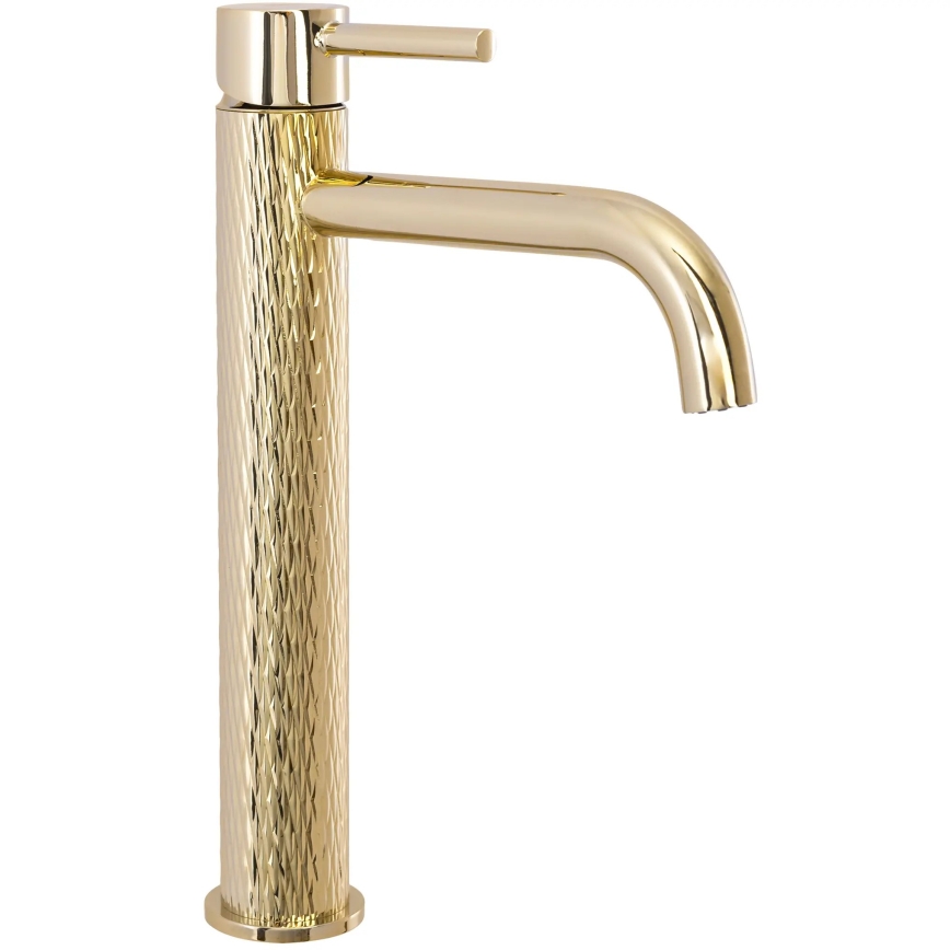 REA-B8821 - Slavina za umivaonik LUNGO ART 28 cm zlatna