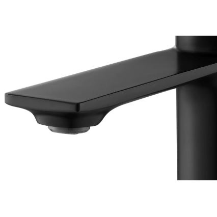 REA-B9987 - Slavina za umivaonik STORM 16,5 cm crna/zlatna