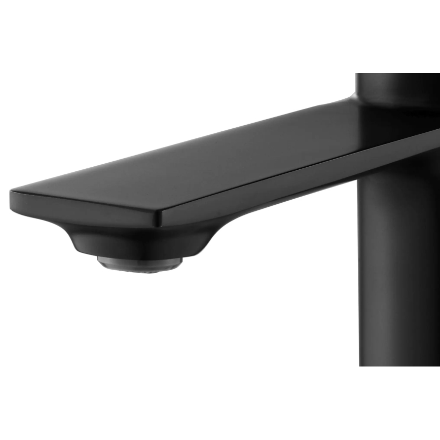 REA-B9987 - Slavina za umivaonik STORM 16,5 cm crna/zlatna