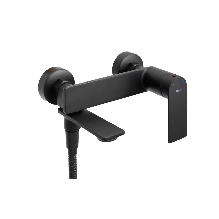 REA-B9989 - Set za kadu STORM, mat crne boje