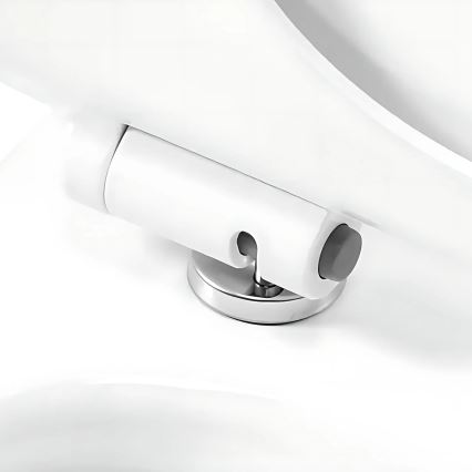 REA-C1652 - Zidna WC školjka s daskom GUSTAVO RIMLESS keramika/bijela