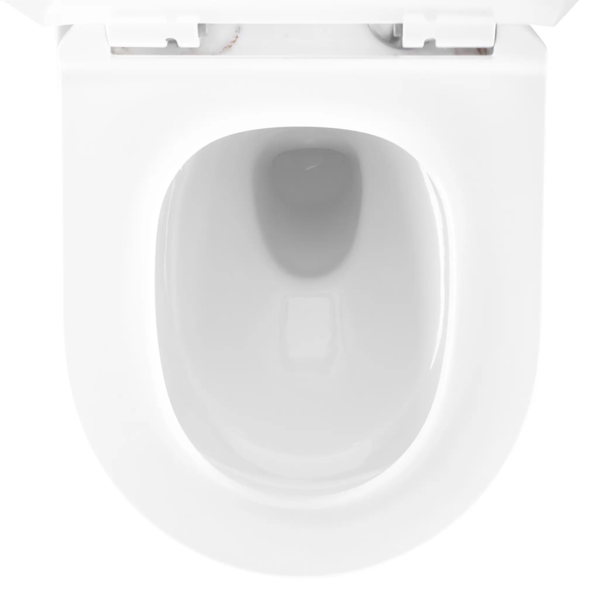 REA-C6390 - Viseće WC školjka s WC daskom CARTER TORNADO RIMLESS keramika/imitacija kamena