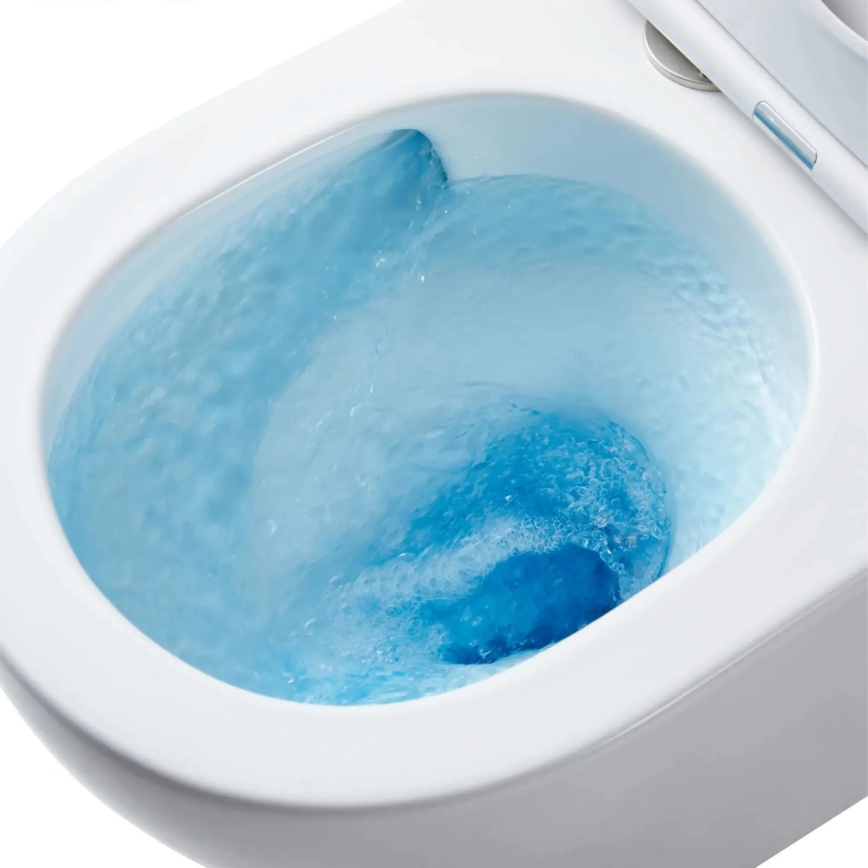 REA-C6390 - Viseće WC školjka s WC daskom CARTER TORNADO RIMLESS keramika/imitacija kamena