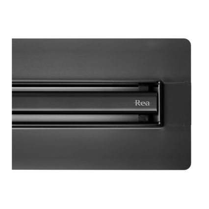 REA-G2710 - Odljevni žlijeb NEOX SLIM 70 cm nehrđajući čelik/crna