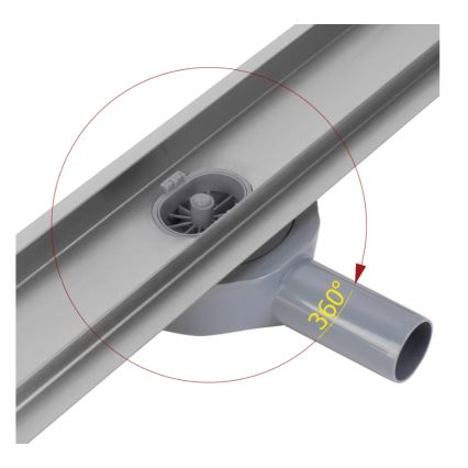 REA-G5809 - Odvodni žlijeb NEOX PRO 80 cm od nehrđajućeg čelika