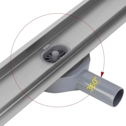 REA-G5811 - Odvodni žlijeb NEOX PRO 100 cm, nikl