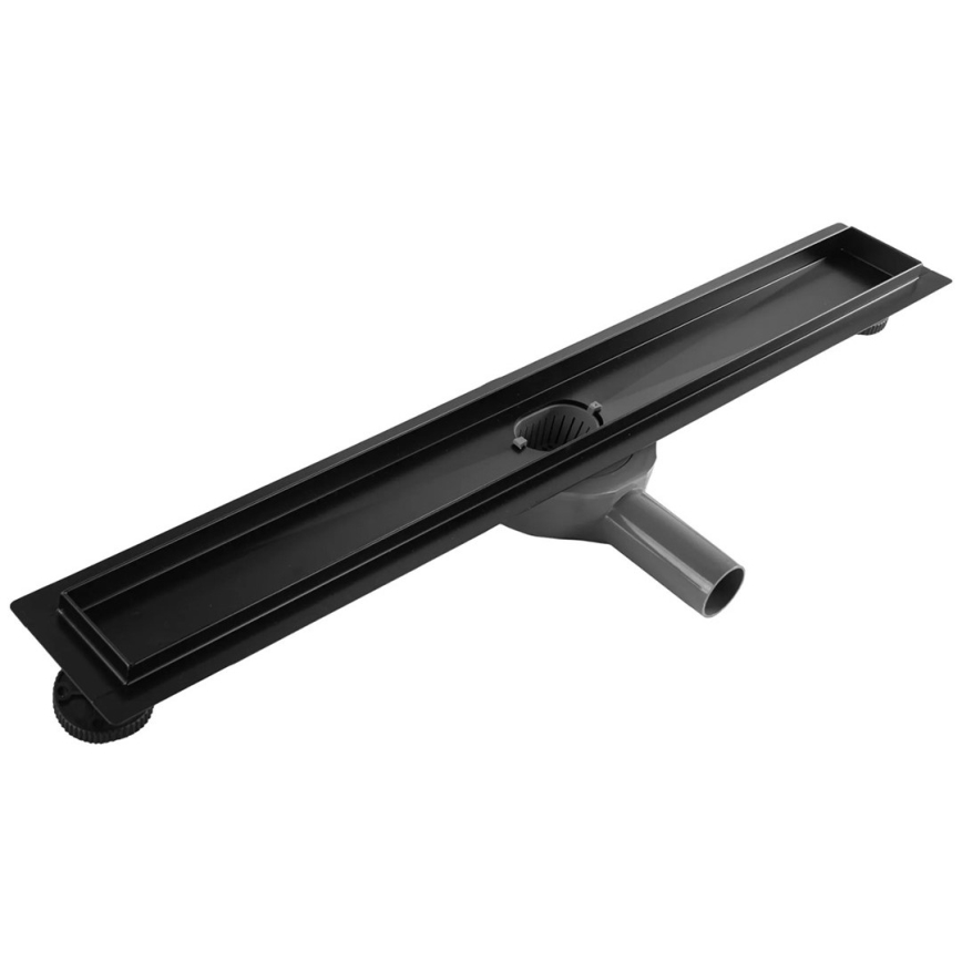REA-G7802 - Odvodni žlijeb NEOX PRO 70 cm nehrđajući čelik/crna