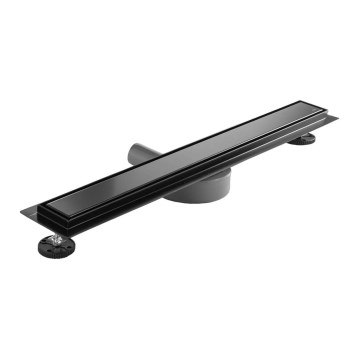 REA-G7803 - Odvodni žlijeb NEOX PRO 80 cm nehrđajući čelik/crna