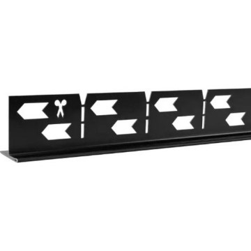 REA-K3218 - Nagibna lajsna 140 cm crna
