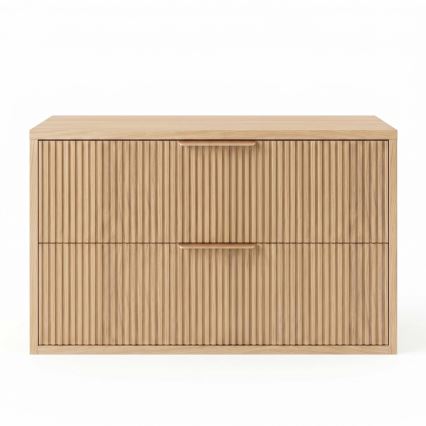 REA-M0409 - Viseći kupaonski ormarić ispod umivaonika MONO 80x48,5 cm bež