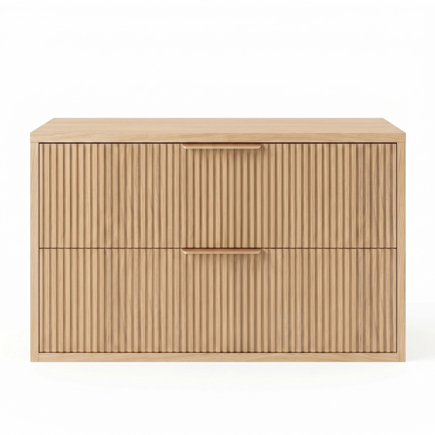 REA-M0409 - Viseći kupaonski ormarić ispod umivaonika MONO 80x48,5 cm bež